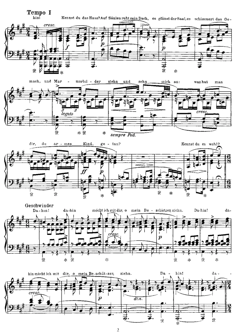 Mignon(Beethoven)_一万首著名钢琴曲谱哈农贝多芬合集视频教学电子版高清无水印可打印_1古典钢琴知名音乐家谱_李斯特钢琴谱全集_改编贝多芬