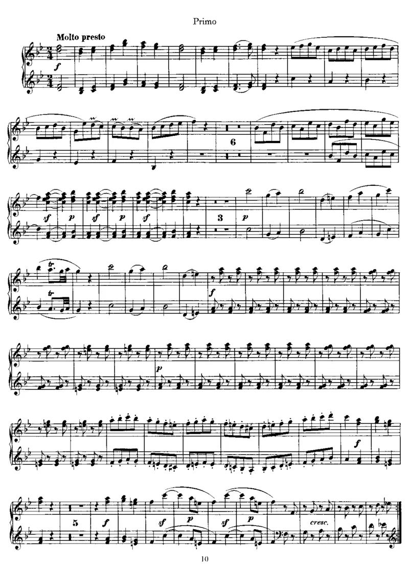 SonatainBb,K358(4Hands)_一万首著名钢琴曲谱哈农贝多芬合集视频教学电子版高清无水印可打印_1古典钢琴知名音乐家谱_莫扎特钢琴谱全集_0312095926_四手联弹