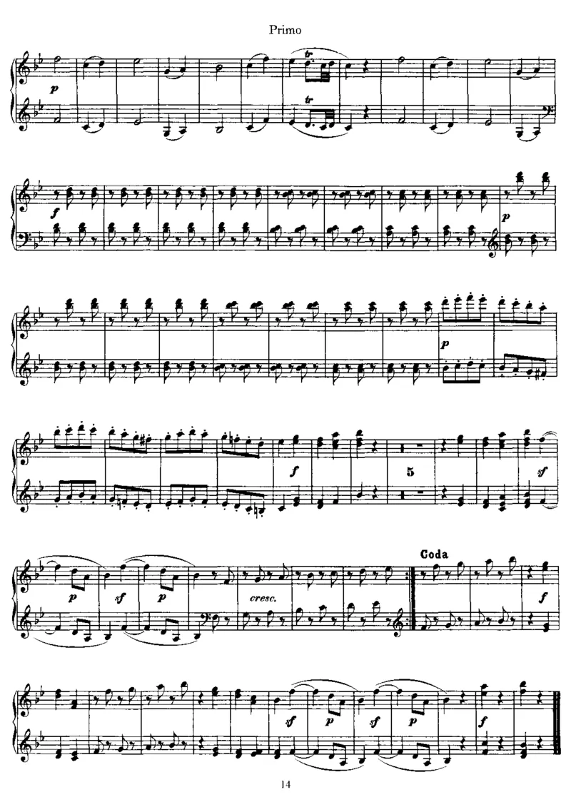 SonatainBb,K358(4Hands)_一万首著名钢琴曲谱哈农贝多芬合集视频教学电子版高清无水印可打印_1古典钢琴知名音乐家谱_莫扎特钢琴谱全集_0312095926_四手联弹