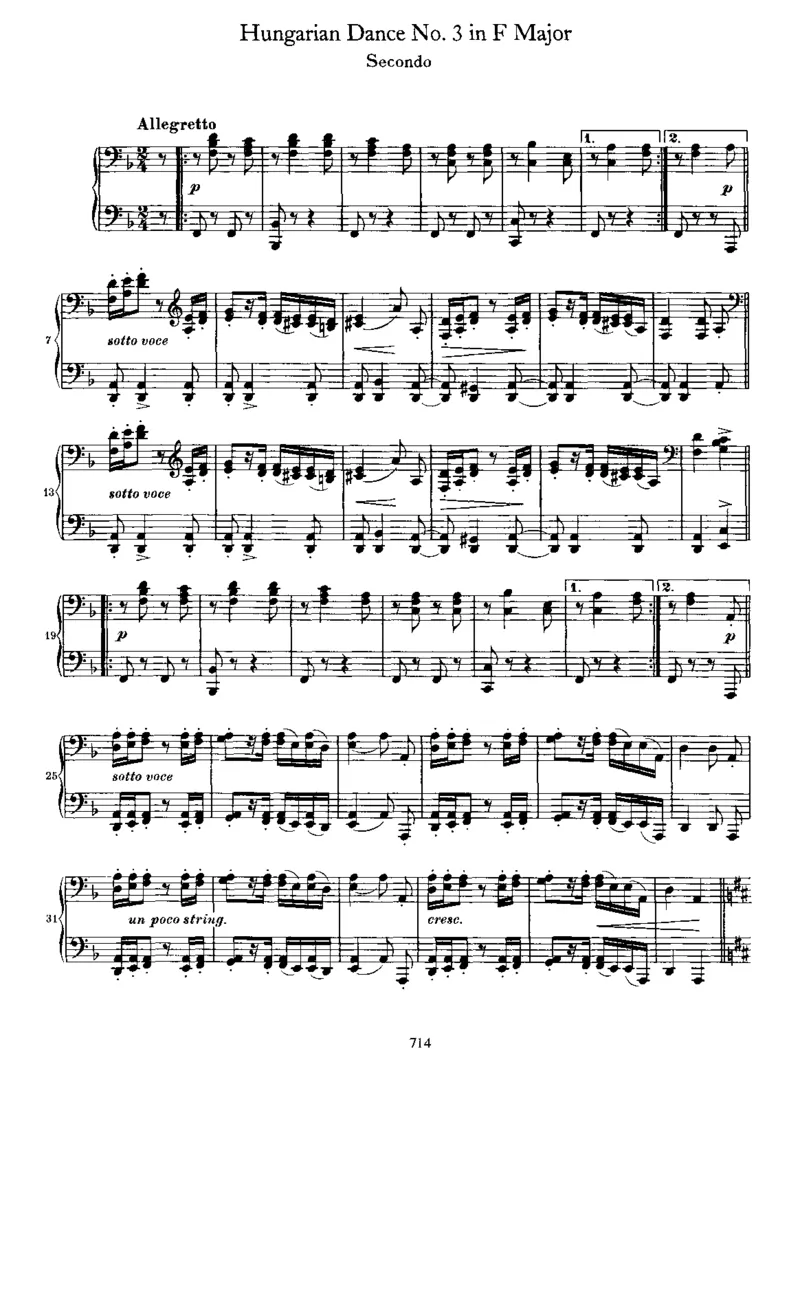 HungarianDanceNo03inF_一万首著名钢琴曲谱哈农贝多芬合集视频教学电子版高清无水印可打印_1古典钢琴知名音乐家谱_勃拉姆斯钢琴谱全集_匈牙利舞曲四手联弹版