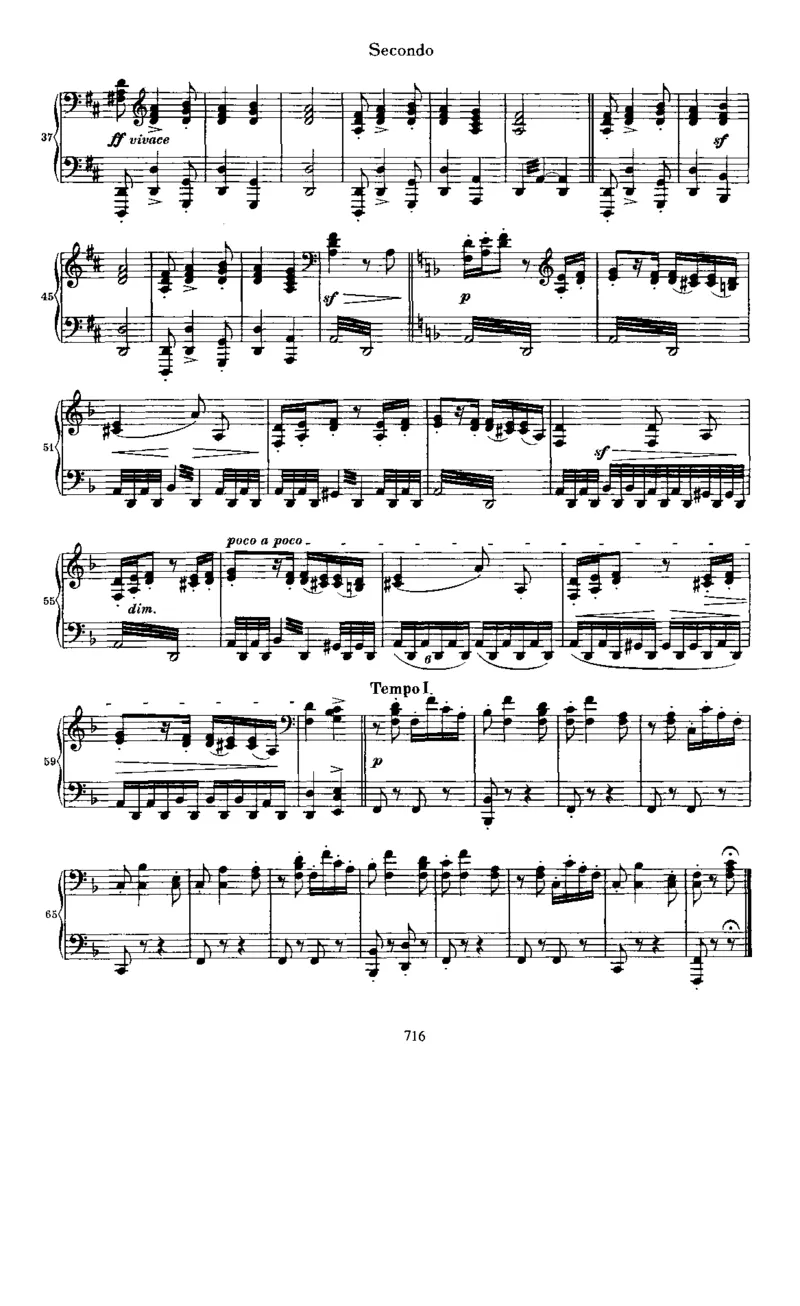 HungarianDanceNo03inF_一万首著名钢琴曲谱哈农贝多芬合集视频教学电子版高清无水印可打印_1古典钢琴知名音乐家谱_勃拉姆斯钢琴谱全集_匈牙利舞曲四手联弹版