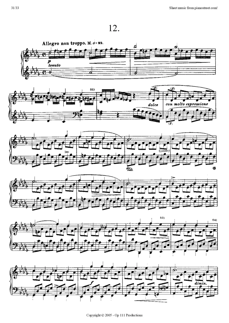 LisztEtudeIn12Exercises（初版超技）_一万首著名钢琴曲谱哈农贝多芬合集视频教学电子版高清无水印可打印_1古典钢琴知名音乐家谱_超高难度钢琴谱_超技