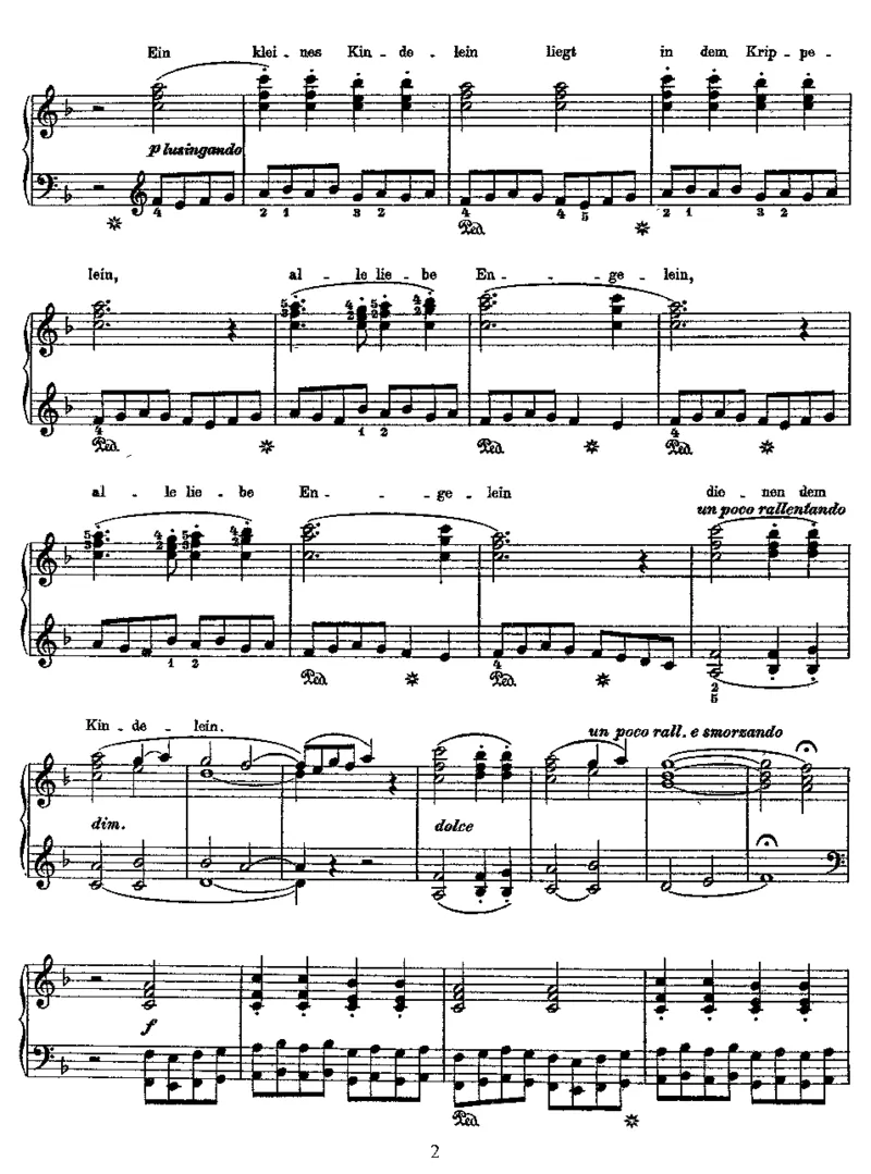 Weihenachtsbaum_一万首著名钢琴曲谱哈农贝多芬合集视频教学电子版高清无水印可打印_1古典钢琴知名音乐家谱_李斯特钢琴谱全集_其他作品