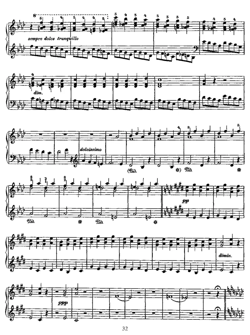 Weihenachtsbaum_一万首著名钢琴曲谱哈农贝多芬合集视频教学电子版高清无水印可打印_1古典钢琴知名音乐家谱_李斯特钢琴谱全集_其他作品