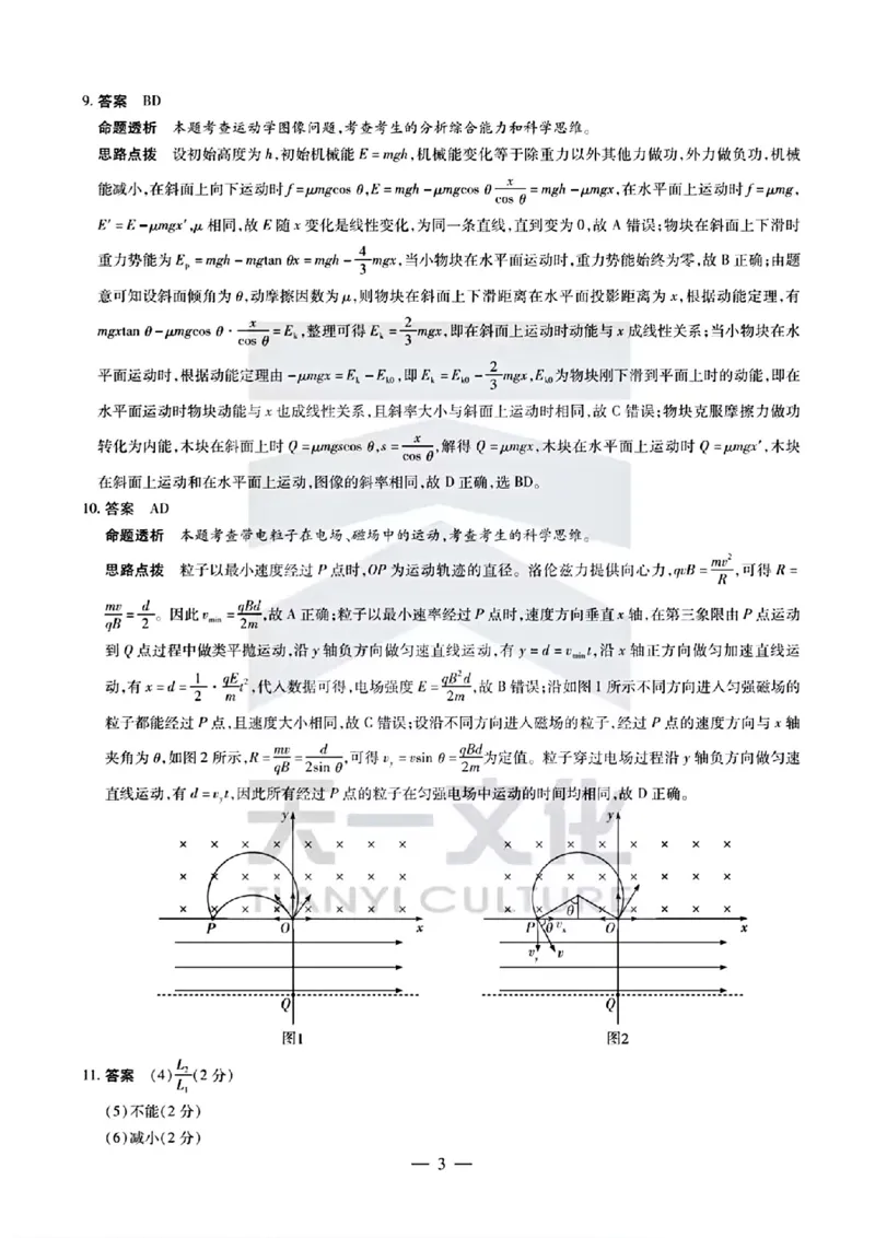 皖北协作区物理答案_2024年3月_013月合集_2024届安徽省示范高中皖北协作区第26届高三联考_2024年安徽省示范高中皖北协作区第26届高三联考物理