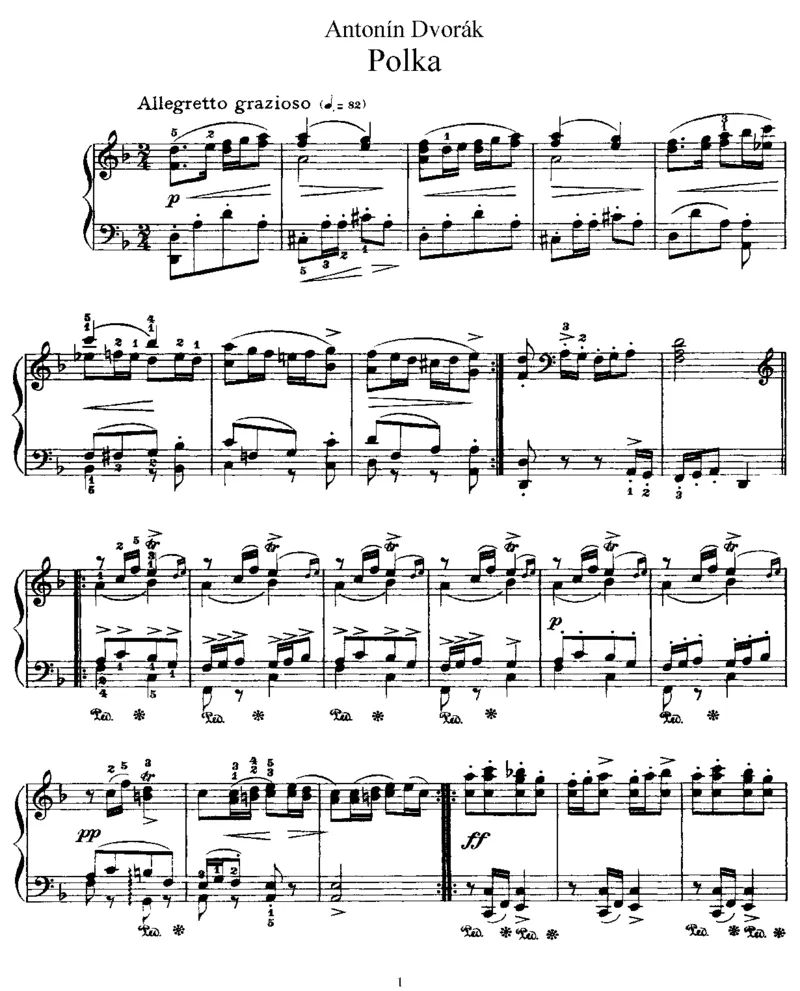 Polkaind_一万首著名钢琴曲谱哈农贝多芬合集视频教学电子版高清无水印可打印_1古典钢琴知名音乐家谱_德沃夏克钢琴谱全集_波尔卡