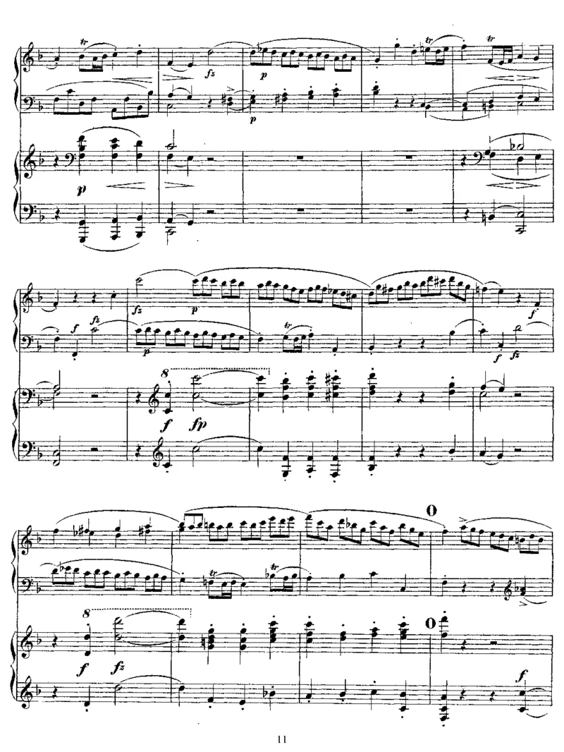 SonatainF,K533(Mozart)_一万首著名钢琴曲谱哈农贝多芬合集视频教学电子版高清无水印可打印_1古典钢琴知名音乐家谱_格里格钢琴谱全集_双钢琴