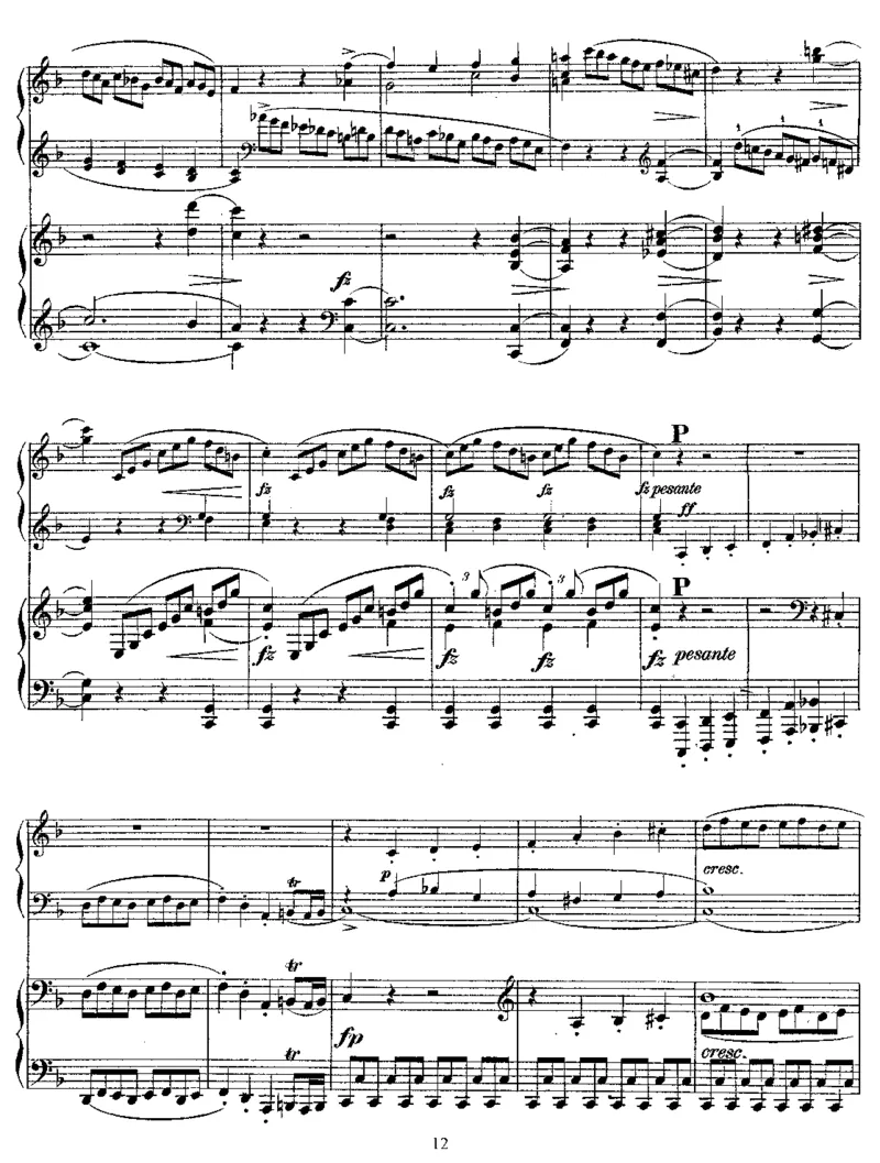 SonatainF,K533(Mozart)_一万首著名钢琴曲谱哈农贝多芬合集视频教学电子版高清无水印可打印_1古典钢琴知名音乐家谱_格里格钢琴谱全集_双钢琴