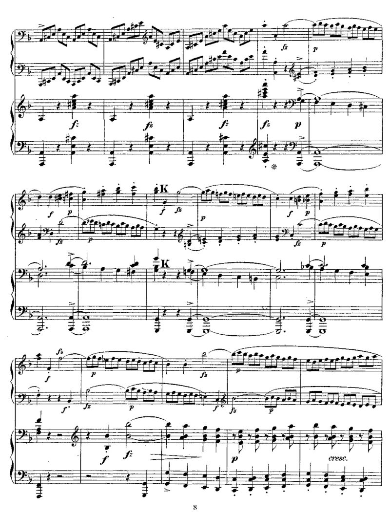 SonatainF,K533(Mozart)_一万首著名钢琴曲谱哈农贝多芬合集视频教学电子版高清无水印可打印_1古典钢琴知名音乐家谱_格里格钢琴谱全集_双钢琴