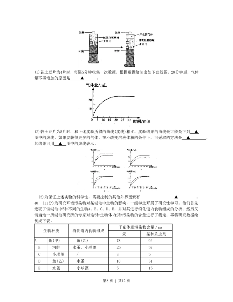 2007年江苏高考生物真题及答案_生物高考真题试卷_旧1990-2007&middot;高考生物真题_1990-2007&middot;高考生物真题&middot;PDF_江苏