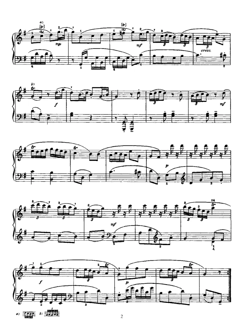 PianoSonataNo8inG_NoRestriction_一万首著名钢琴曲谱哈农贝多芬合集视频教学电子版高清无水印可打印_1古典钢琴知名音乐家谱_海顿钢琴谱全集_奏鸣曲