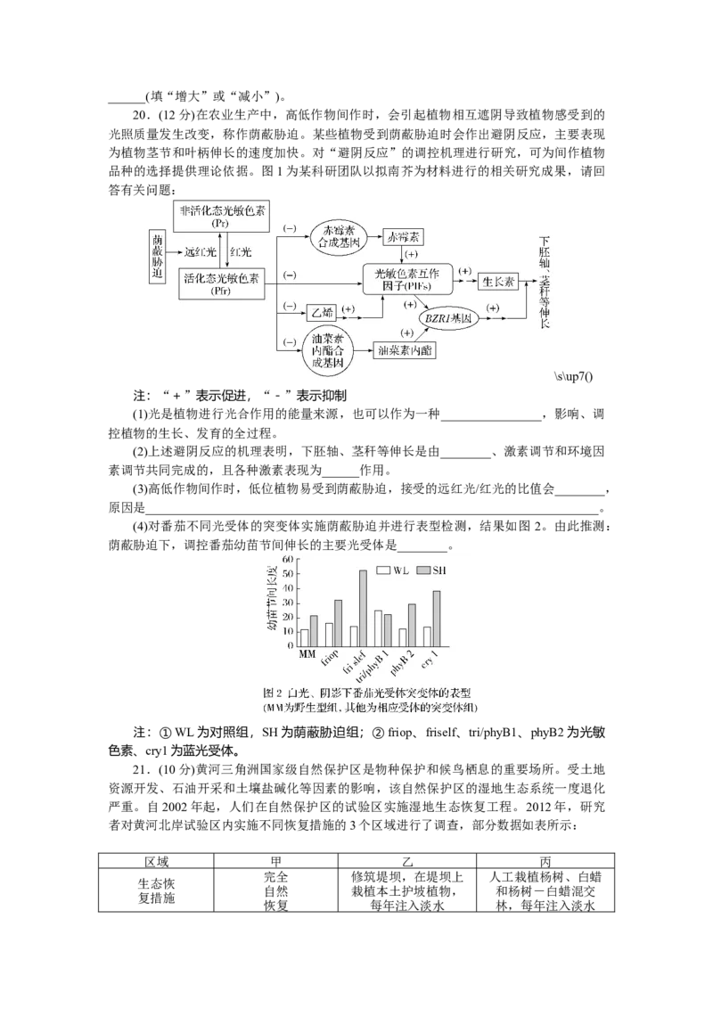 湖南省邵阳县二中2025年上学期生物入学考试试卷_2024-2025高二（7-7月题库）_2025年03月试卷_0302湖南省邵阳市邵阳县第二高级中学2024-2025学年高二下学期入学考