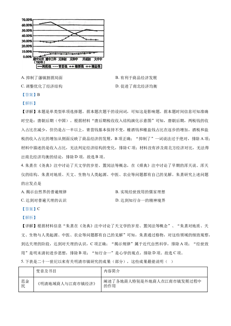 江苏省镇江市句容市第三中学、南通市海安市实验中学2024届高三10月联测历史试题（解析版）(1)_2023年11月_0211月合集_2024届江苏省句容市三中、海安市实验中学高三10月联考