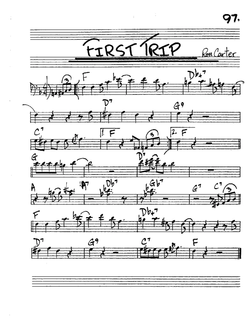 TheRealBookVolume-2-contrebasse_一万首著名钢琴曲谱哈农贝多芬合集视频教学电子版高清无水印可打印_07各风格钢琴谱合集_JazzPiano_原版钢琴教材附音频