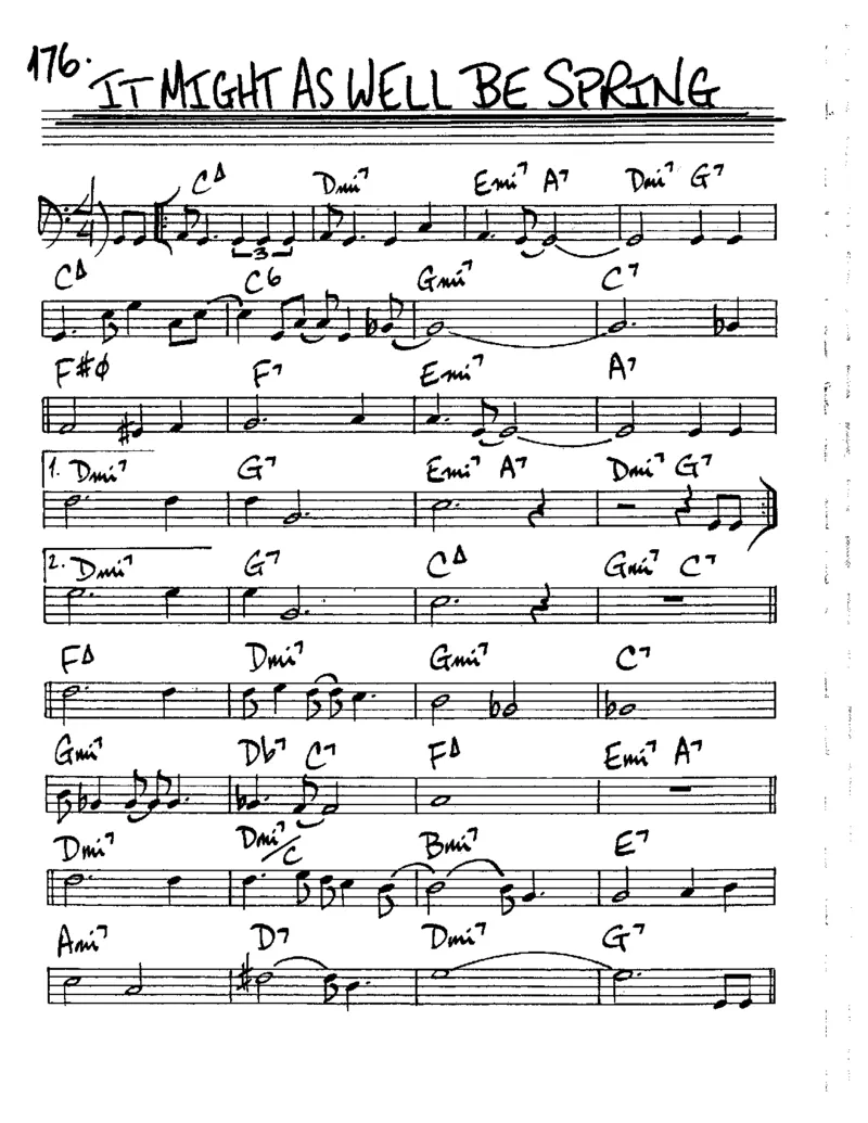 TheRealBookVolume-2-contrebasse_一万首著名钢琴曲谱哈农贝多芬合集视频教学电子版高清无水印可打印_07各风格钢琴谱合集_JazzPiano_原版钢琴教材附音频