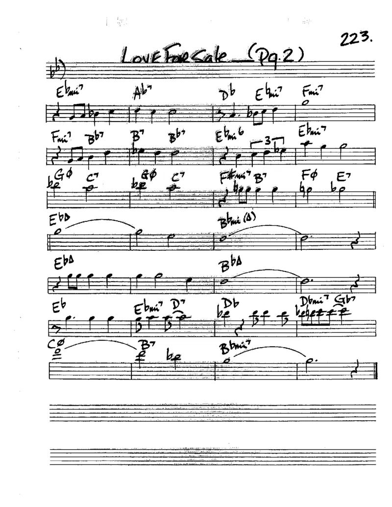 TheRealBookVolume-2-contrebasse_一万首著名钢琴曲谱哈农贝多芬合集视频教学电子版高清无水印可打印_07各风格钢琴谱合集_JazzPiano_原版钢琴教材附音频