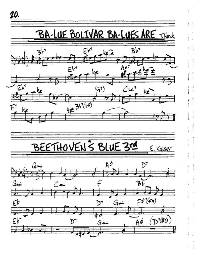 TheRealBookVolume-2-contrebasse_一万首著名钢琴曲谱哈农贝多芬合集视频教学电子版高清无水印可打印_07各风格钢琴谱合集_JazzPiano_原版钢琴教材附音频