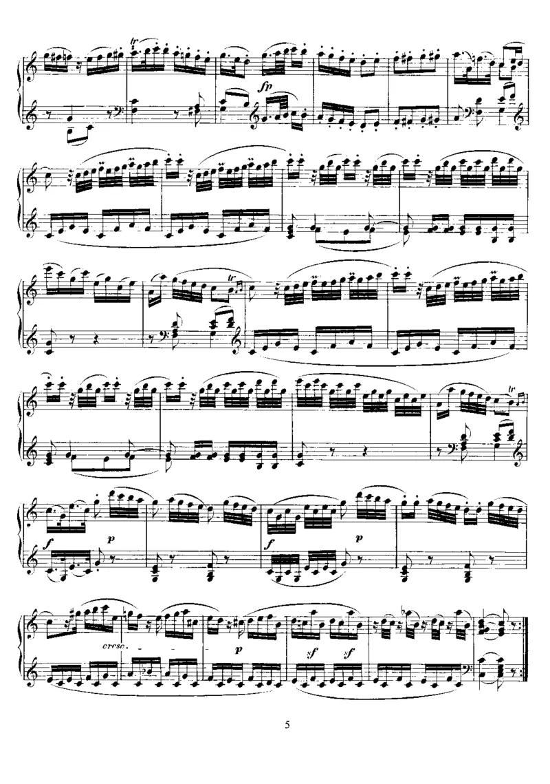 PianoSonataNo10inC,K330_NoRestriction_一万首著名钢琴曲谱哈农贝多芬合集视频教学电子版高清无水印可打印_1古典钢琴知名音乐家谱_莫扎特钢琴谱全集_0312095926_奏鸣曲集