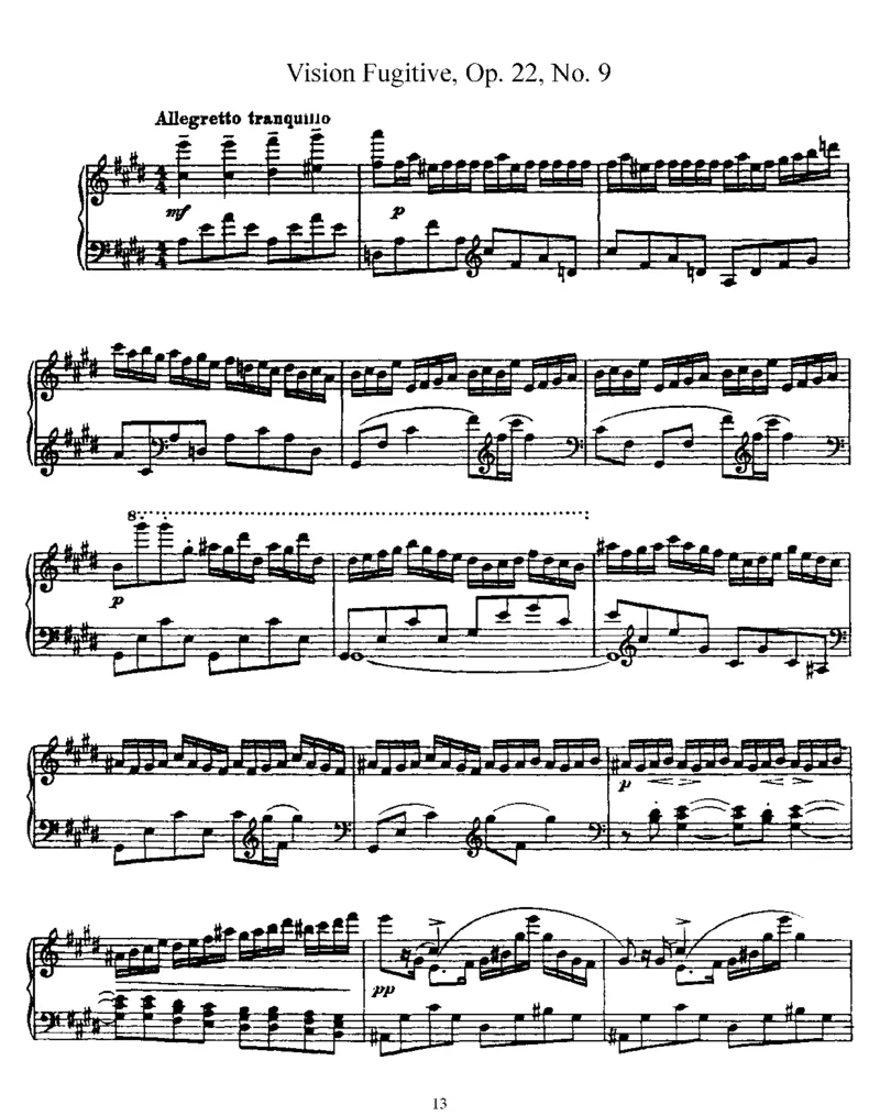 OP22.影像瞬间20首_一万首著名钢琴曲谱哈农贝多芬合集视频教学电子版高清无水印可打印_1古典钢琴知名音乐家谱_普罗科菲耶夫钢琴谱全集