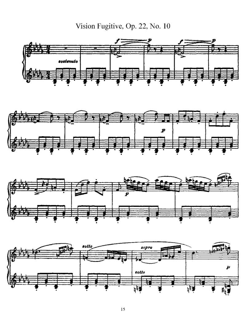 OP22.影像瞬间20首_一万首著名钢琴曲谱哈农贝多芬合集视频教学电子版高清无水印可打印_1古典钢琴知名音乐家谱_普罗科菲耶夫钢琴谱全集