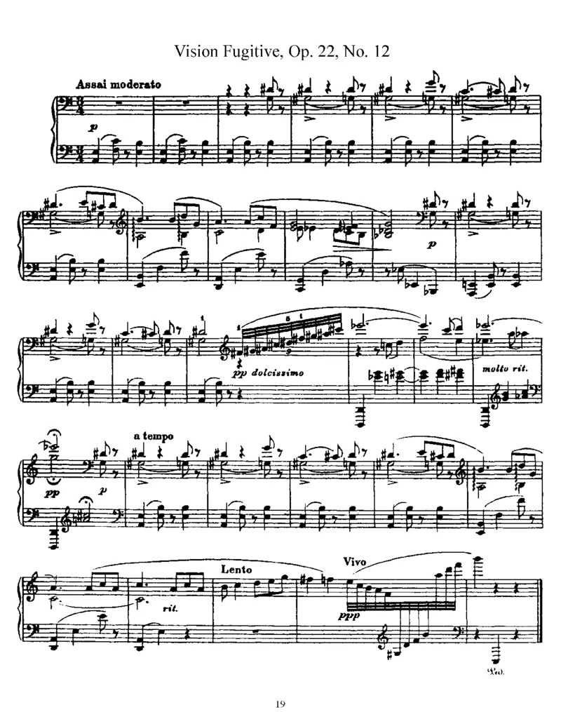 OP22.影像瞬间20首_一万首著名钢琴曲谱哈农贝多芬合集视频教学电子版高清无水印可打印_1古典钢琴知名音乐家谱_普罗科菲耶夫钢琴谱全集