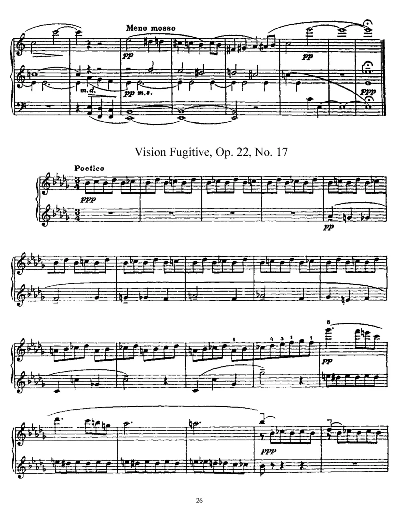 OP22.影像瞬间20首_一万首著名钢琴曲谱哈农贝多芬合集视频教学电子版高清无水印可打印_1古典钢琴知名音乐家谱_普罗科菲耶夫钢琴谱全集