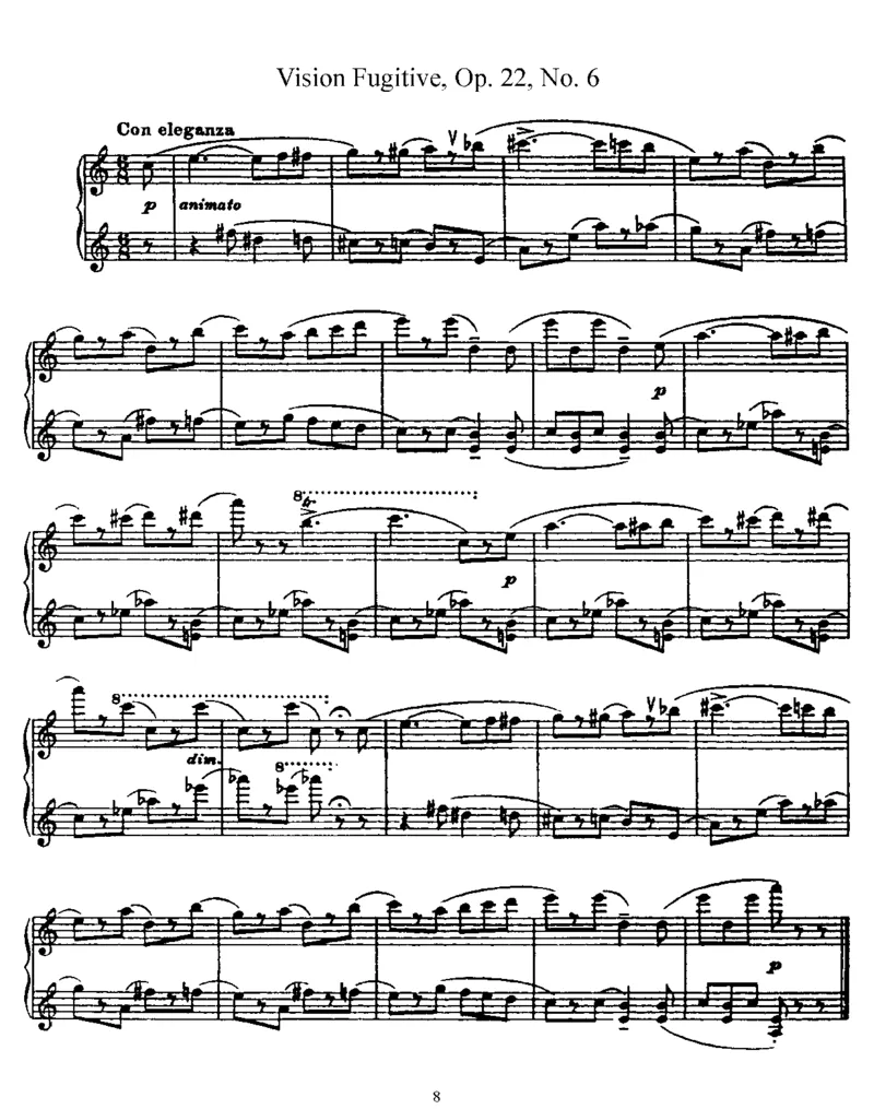 OP22.影像瞬间20首_一万首著名钢琴曲谱哈农贝多芬合集视频教学电子版高清无水印可打印_1古典钢琴知名音乐家谱_普罗科菲耶夫钢琴谱全集