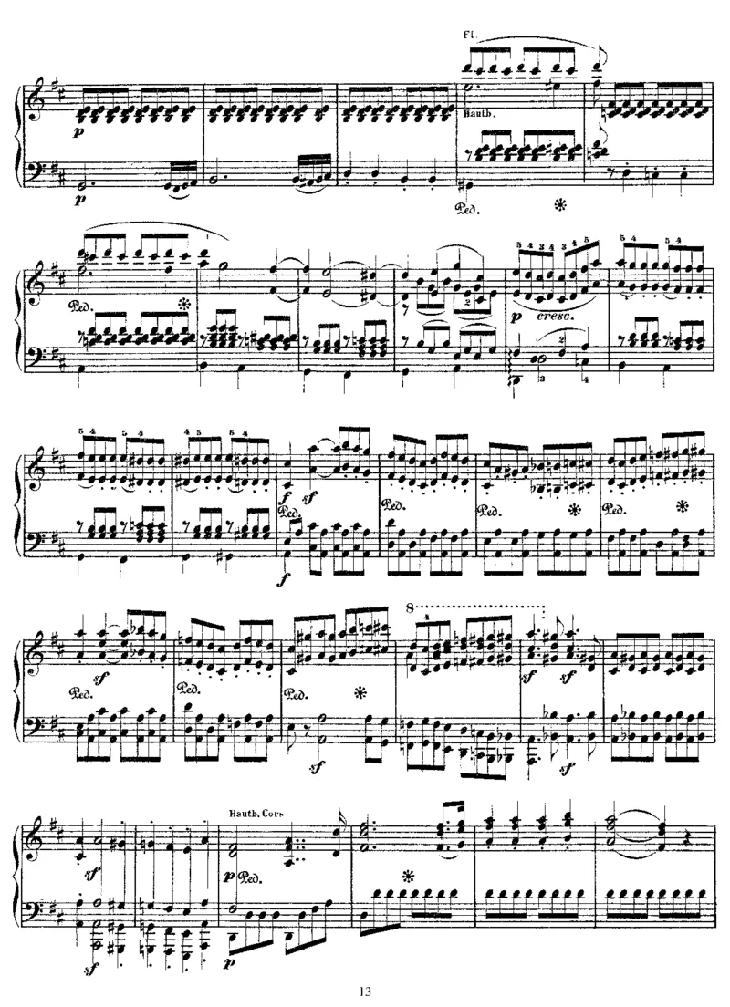 SymphonyNo2inD(Beethoven)_一万首著名钢琴曲谱哈农贝多芬合集视频教学电子版高清无水印可打印_1古典钢琴知名音乐家谱_李斯特钢琴谱全集_改编贝多芬