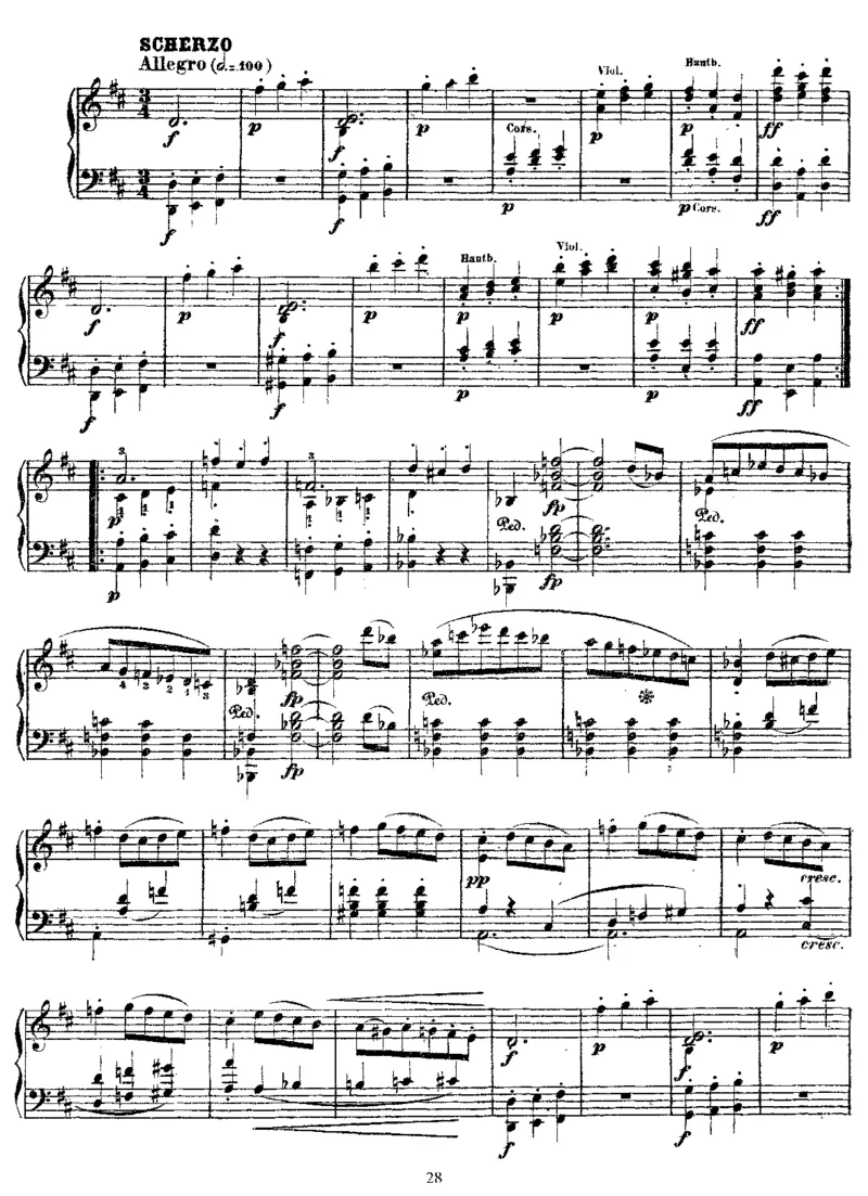 SymphonyNo2inD(Beethoven)_一万首著名钢琴曲谱哈农贝多芬合集视频教学电子版高清无水印可打印_1古典钢琴知名音乐家谱_李斯特钢琴谱全集_改编贝多芬