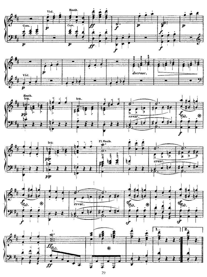 SymphonyNo2inD(Beethoven)_一万首著名钢琴曲谱哈农贝多芬合集视频教学电子版高清无水印可打印_1古典钢琴知名音乐家谱_李斯特钢琴谱全集_改编贝多芬