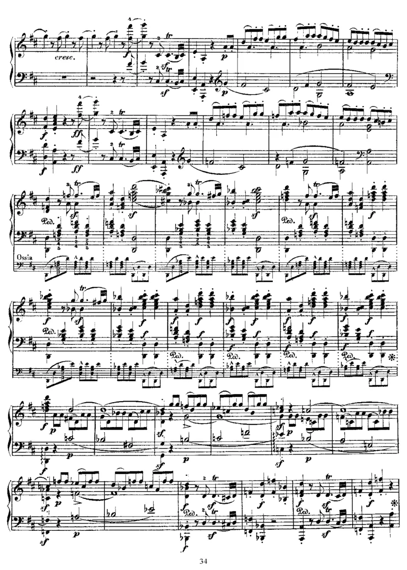 SymphonyNo2inD(Beethoven)_一万首著名钢琴曲谱哈农贝多芬合集视频教学电子版高清无水印可打印_1古典钢琴知名音乐家谱_李斯特钢琴谱全集_改编贝多芬