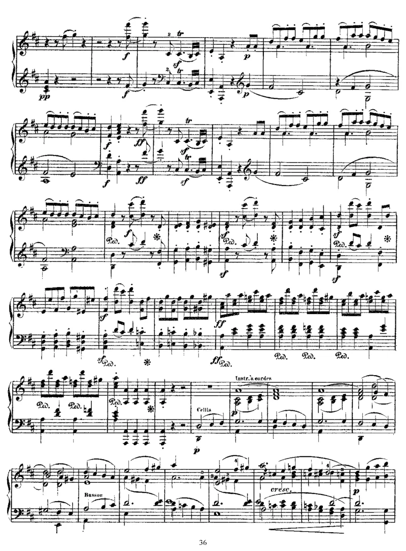 SymphonyNo2inD(Beethoven)_一万首著名钢琴曲谱哈农贝多芬合集视频教学电子版高清无水印可打印_1古典钢琴知名音乐家谱_李斯特钢琴谱全集_改编贝多芬