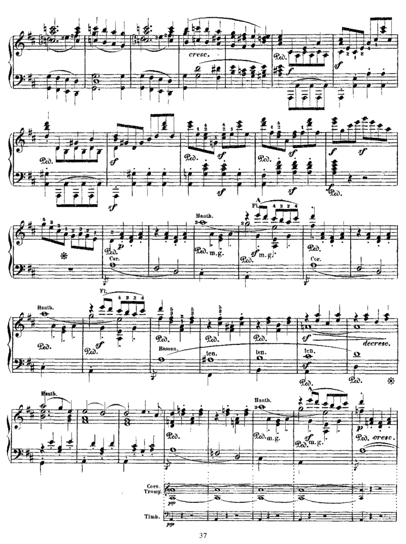 SymphonyNo2inD(Beethoven)_一万首著名钢琴曲谱哈农贝多芬合集视频教学电子版高清无水印可打印_1古典钢琴知名音乐家谱_李斯特钢琴谱全集_改编贝多芬