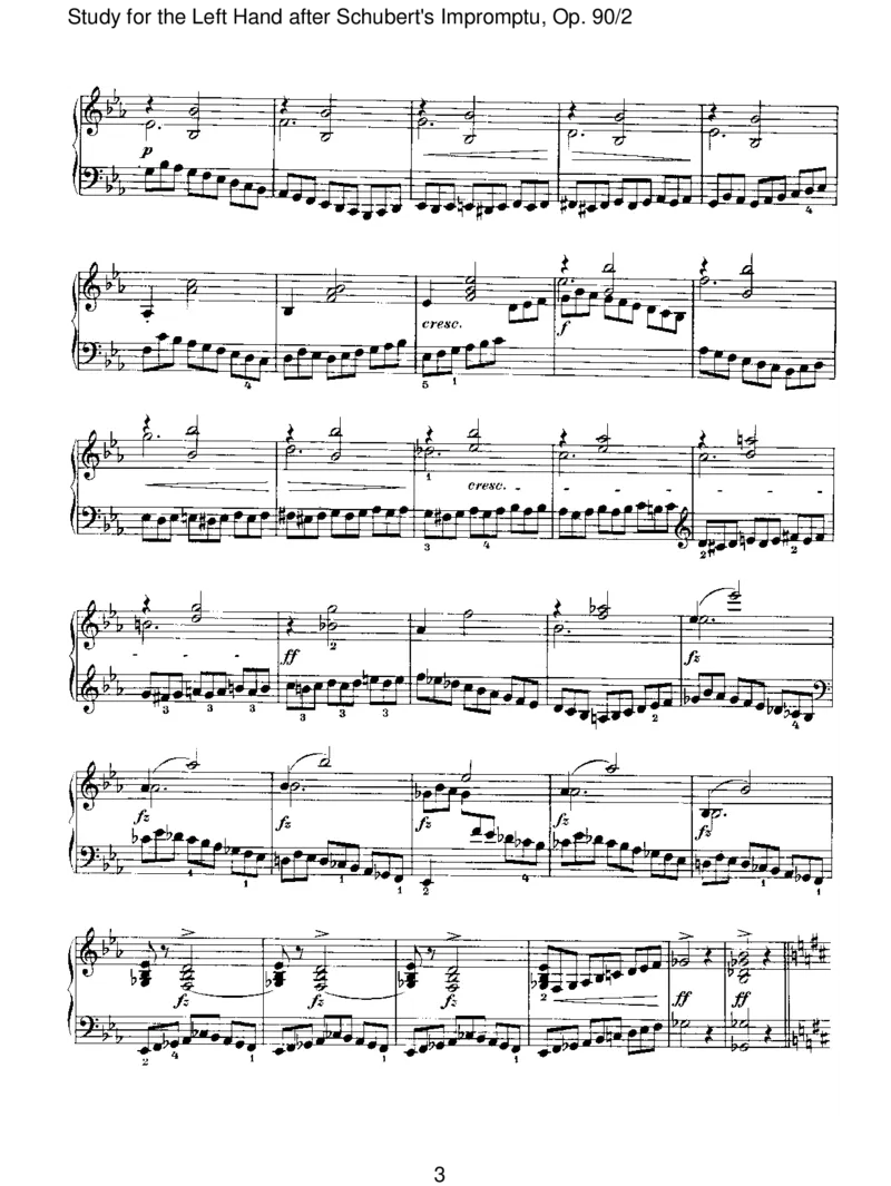 StudyfortheLeftHandafterSchubert'sImpromptu,Op.90_2_一万首著名钢琴曲谱哈农贝多芬合集视频教学电子版高清无水印可打印_1古典钢琴知名音乐家谱_勃拉姆斯钢琴谱全集