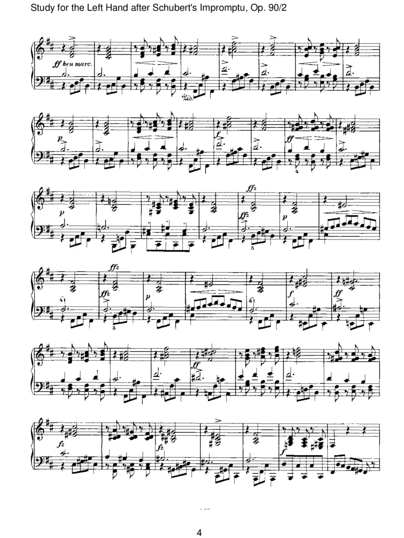 StudyfortheLeftHandafterSchubert'sImpromptu,Op.90_2_一万首著名钢琴曲谱哈农贝多芬合集视频教学电子版高清无水印可打印_1古典钢琴知名音乐家谱_勃拉姆斯钢琴谱全集