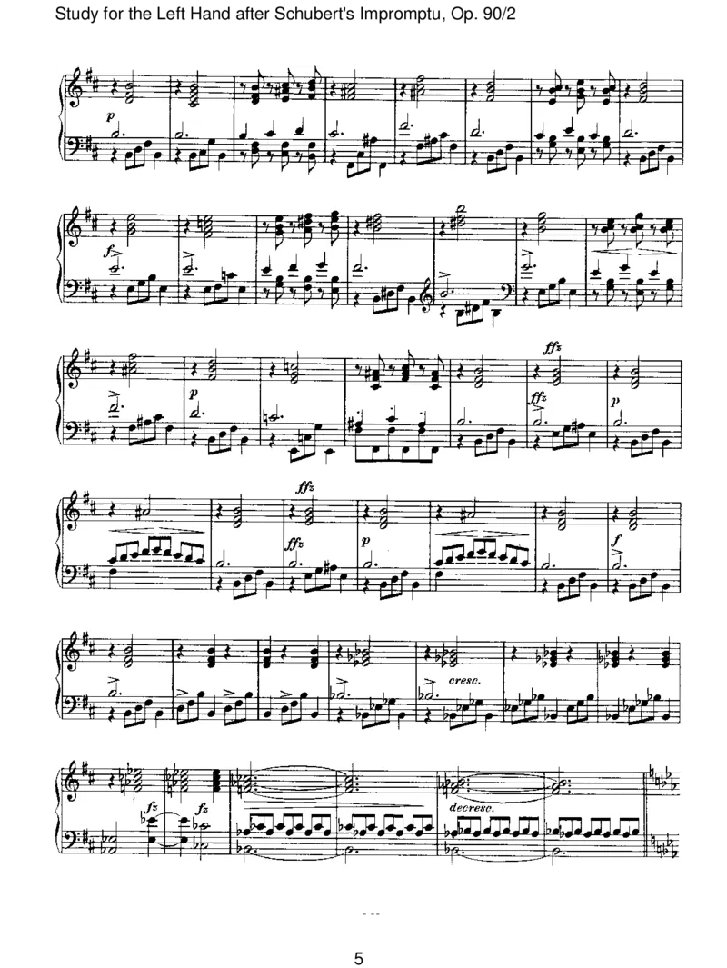 StudyfortheLeftHandafterSchubert'sImpromptu,Op.90_2_一万首著名钢琴曲谱哈农贝多芬合集视频教学电子版高清无水印可打印_1古典钢琴知名音乐家谱_勃拉姆斯钢琴谱全集