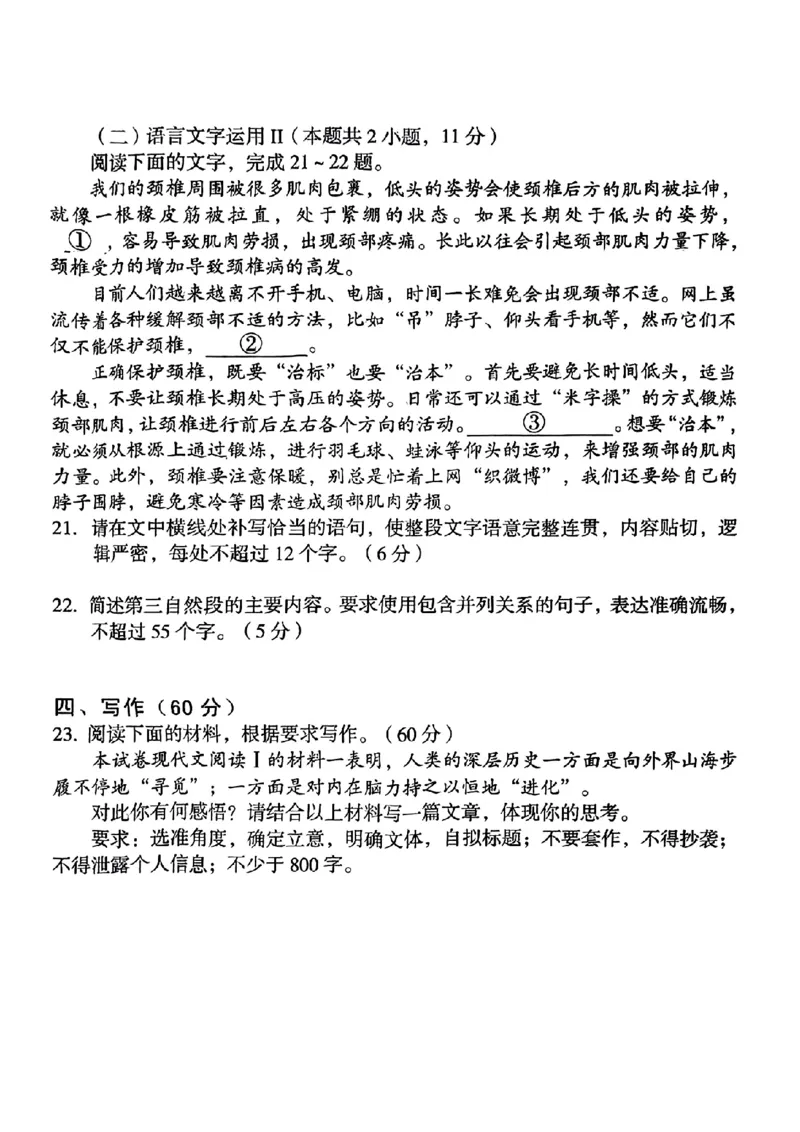 语文试题_2024年4月_01按日期_15号_2024届安徽省1号卷A10联盟高三4月质量检测_2024届安徽省1号卷A10联盟高三4月质量检测-语文
