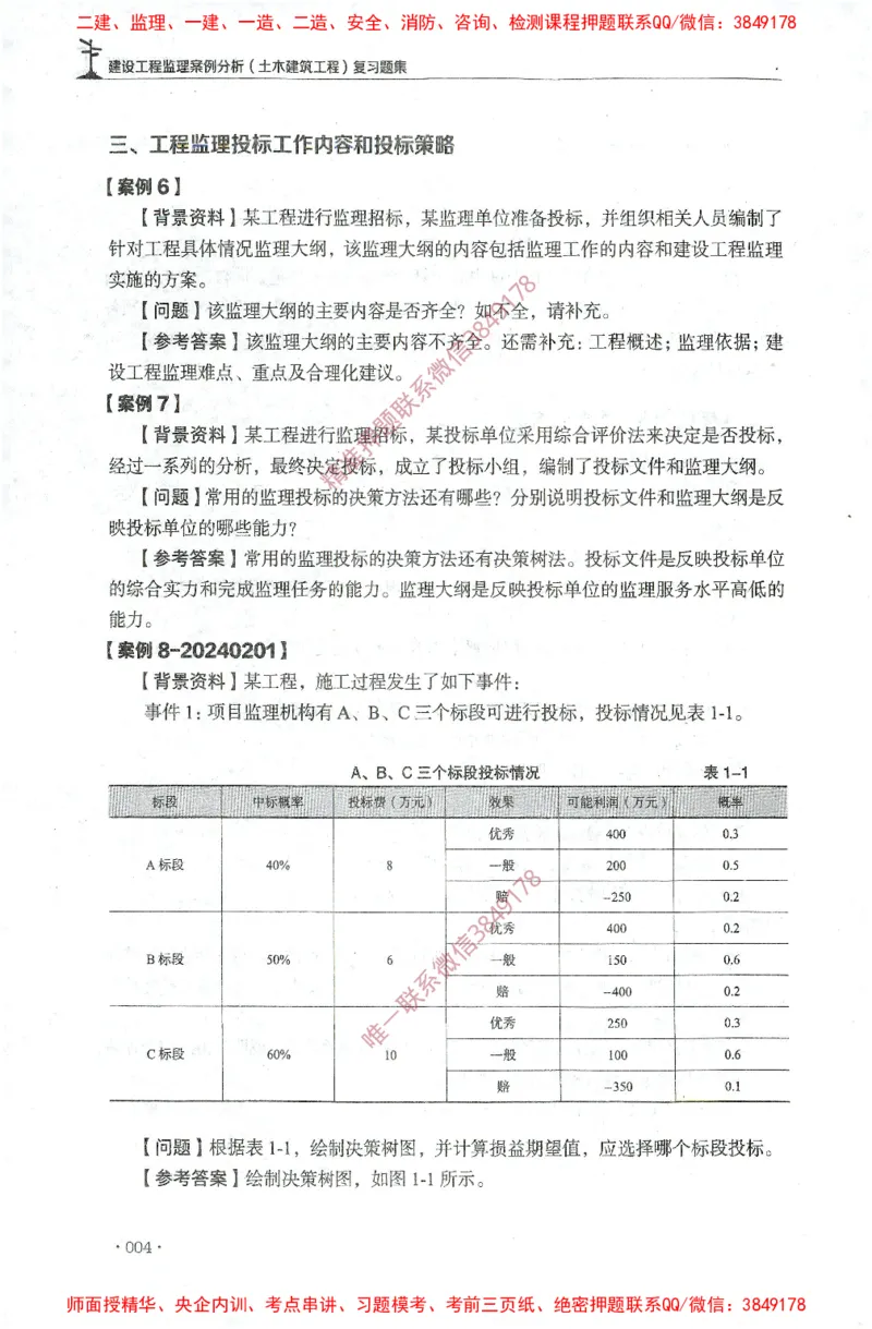 JGS-土建案例-官方习题集_监理工程师_2025监理工程师_2025年监理工程师SVIP_2025年监理土建案例SVIP_01-精华文档✿电子教材✿历年真题_23-案例《官方章节习题册》JGS推荐