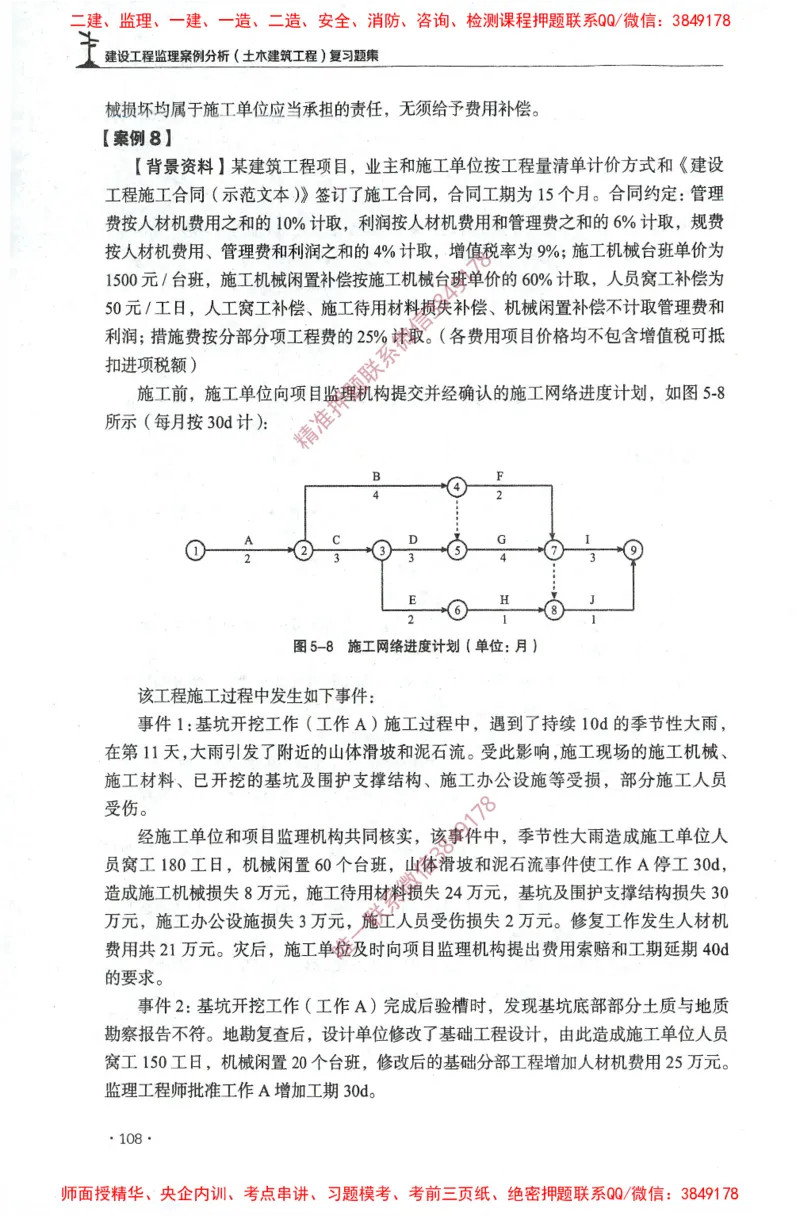 JGS-土建案例-官方习题集_监理工程师_2025监理工程师_2025年监理工程师SVIP_2025年监理土建案例SVIP_01-精华文档✿电子教材✿历年真题_23-案例《官方章节习题册》JGS推荐