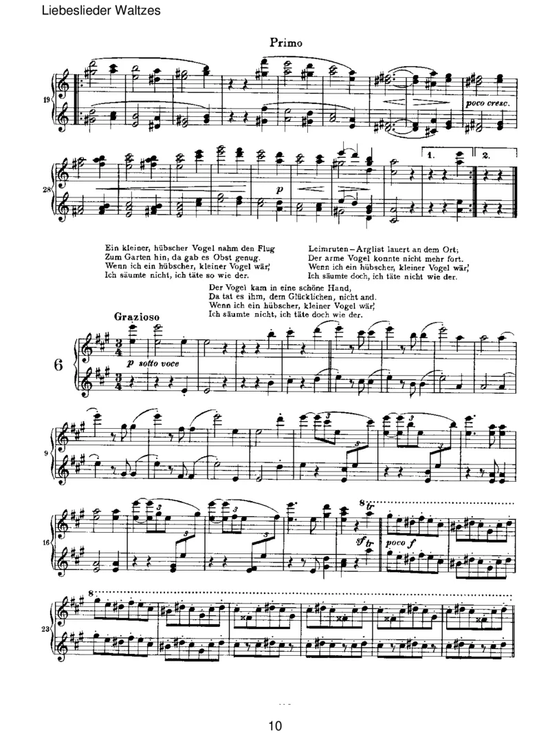 LiebesliederWaltzes_一万首著名钢琴曲谱哈农贝多芬合集视频教学电子版高清无水印可打印_1古典钢琴知名音乐家谱_勃拉姆斯钢琴谱全集_VI.PianoWorksforFourHands