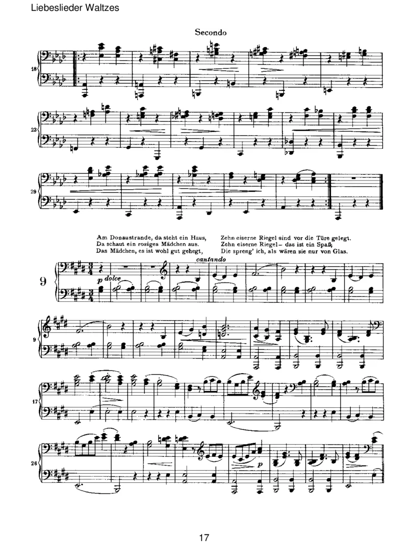 LiebesliederWaltzes_一万首著名钢琴曲谱哈农贝多芬合集视频教学电子版高清无水印可打印_1古典钢琴知名音乐家谱_勃拉姆斯钢琴谱全集_VI.PianoWorksforFourHands