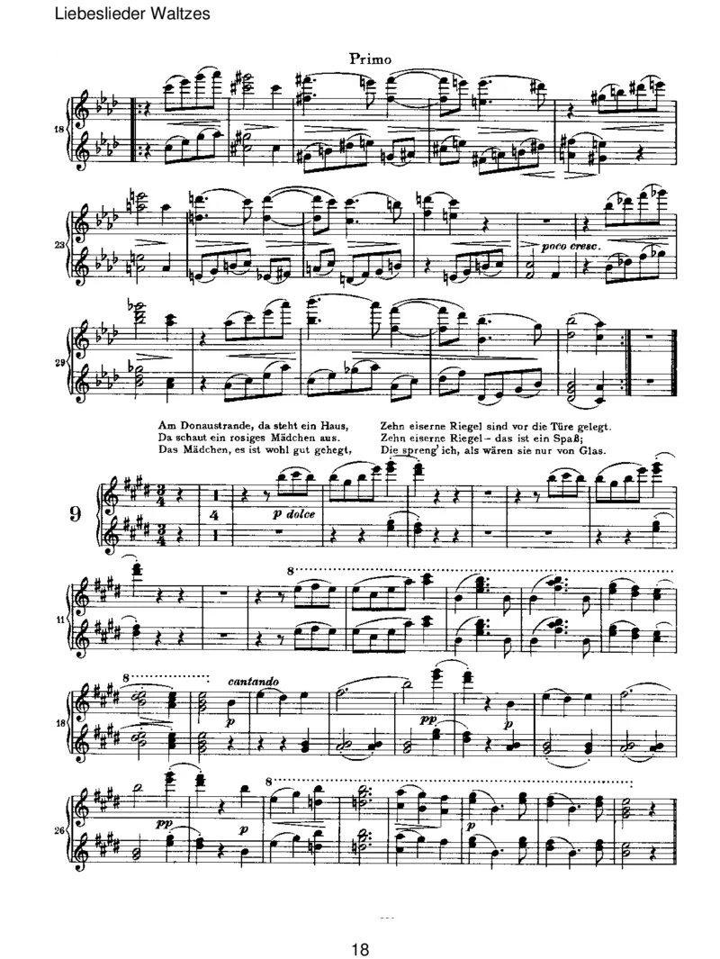 LiebesliederWaltzes_一万首著名钢琴曲谱哈农贝多芬合集视频教学电子版高清无水印可打印_1古典钢琴知名音乐家谱_勃拉姆斯钢琴谱全集_VI.PianoWorksforFourHands