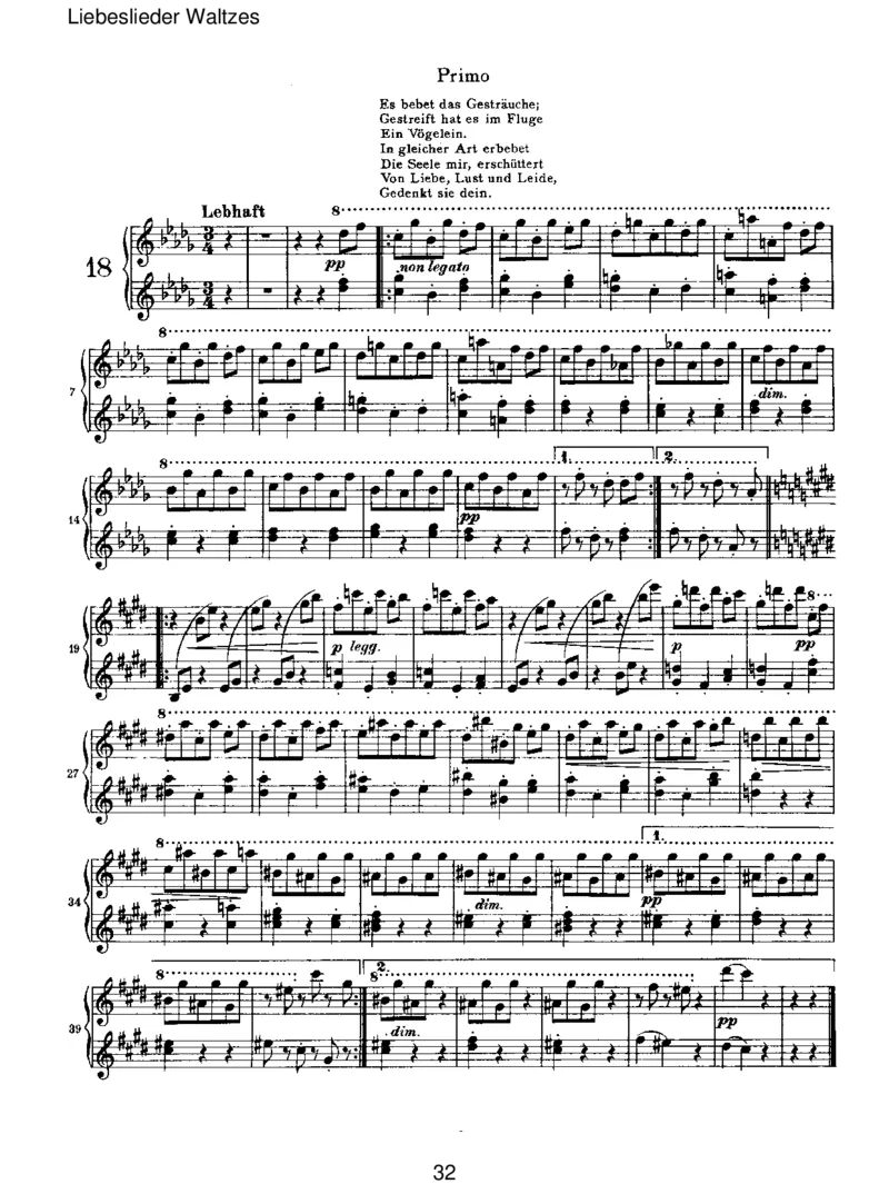 LiebesliederWaltzes_一万首著名钢琴曲谱哈农贝多芬合集视频教学电子版高清无水印可打印_1古典钢琴知名音乐家谱_勃拉姆斯钢琴谱全集_VI.PianoWorksforFourHands