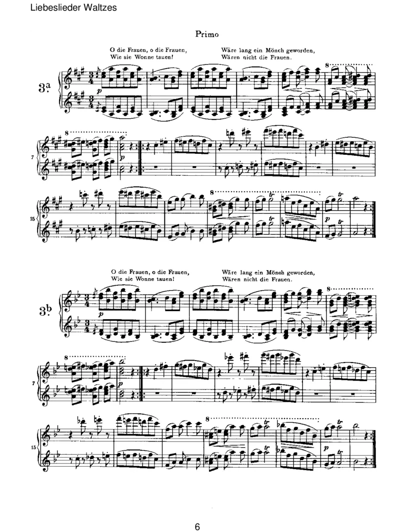 LiebesliederWaltzes_一万首著名钢琴曲谱哈农贝多芬合集视频教学电子版高清无水印可打印_1古典钢琴知名音乐家谱_勃拉姆斯钢琴谱全集_VI.PianoWorksforFourHands