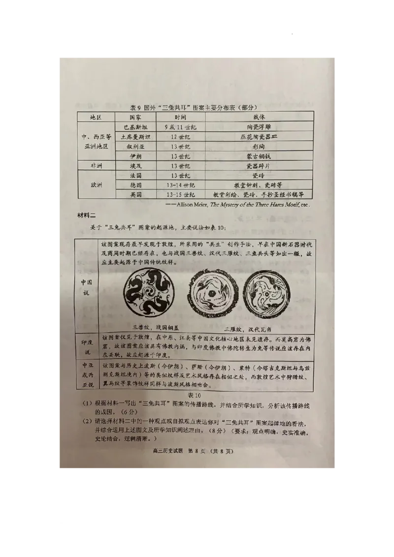 广东省顺德区2024届高三上学期教学质量检测（一）历史(1)_2023年11月_01每日更新_06号_2024届广东省顺德区高三上学期教学质量检测（一）