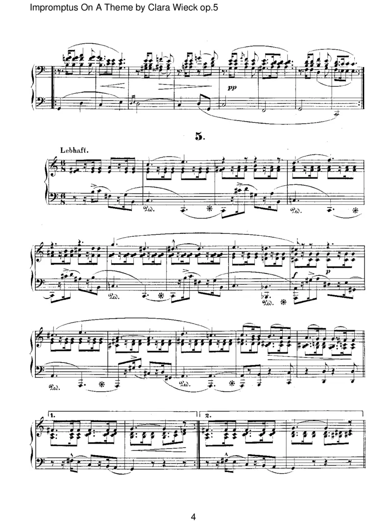 ImpromptusOnAThemebyClaraWieckop.5_一万首著名钢琴曲谱哈农贝多芬合集视频教学电子版高清无水印可打印_1古典钢琴知名音乐家谱_舒曼钢琴谱全集_RobertSchumann罗伯特&middot;舒曼(1810-1856)