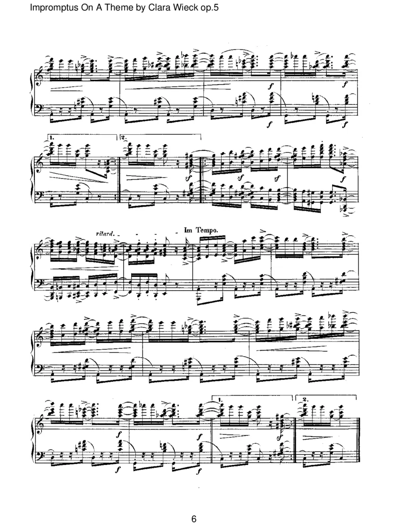 ImpromptusOnAThemebyClaraWieckop.5_一万首著名钢琴曲谱哈农贝多芬合集视频教学电子版高清无水印可打印_1古典钢琴知名音乐家谱_舒曼钢琴谱全集_RobertSchumann罗伯特&middot;舒曼(1810-1856)