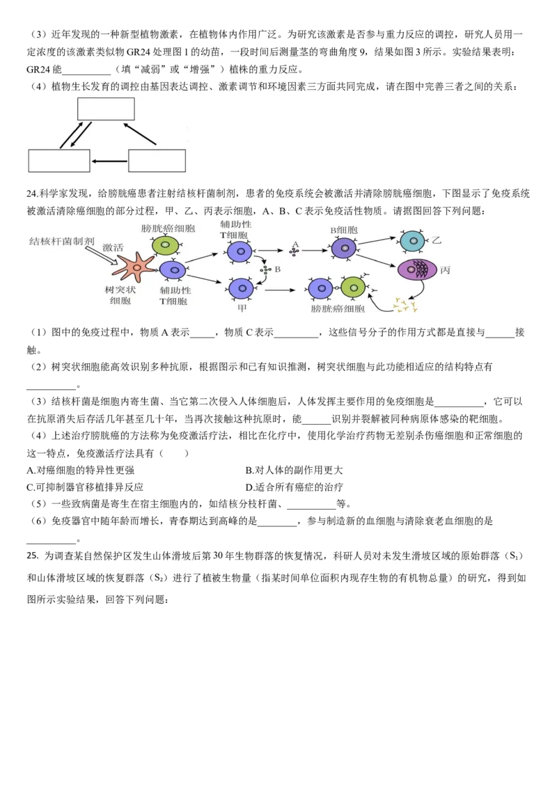 吉林省通化市梅河口市第五中学2025-2026学年高二上学期12月月考生物试题（含答案）_251221吉林省梅河口市第五中学2025-2026学年高二上学期12月月考（全）