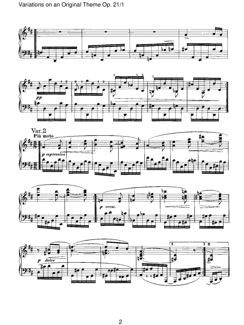 VariationsonanOriginalThemeOp.21_1_一万首著名钢琴曲谱哈农贝多芬合集视频教学电子版高清无水印可打印_1古典钢琴知名音乐家谱_勃拉姆斯钢琴谱全集_II.Variations