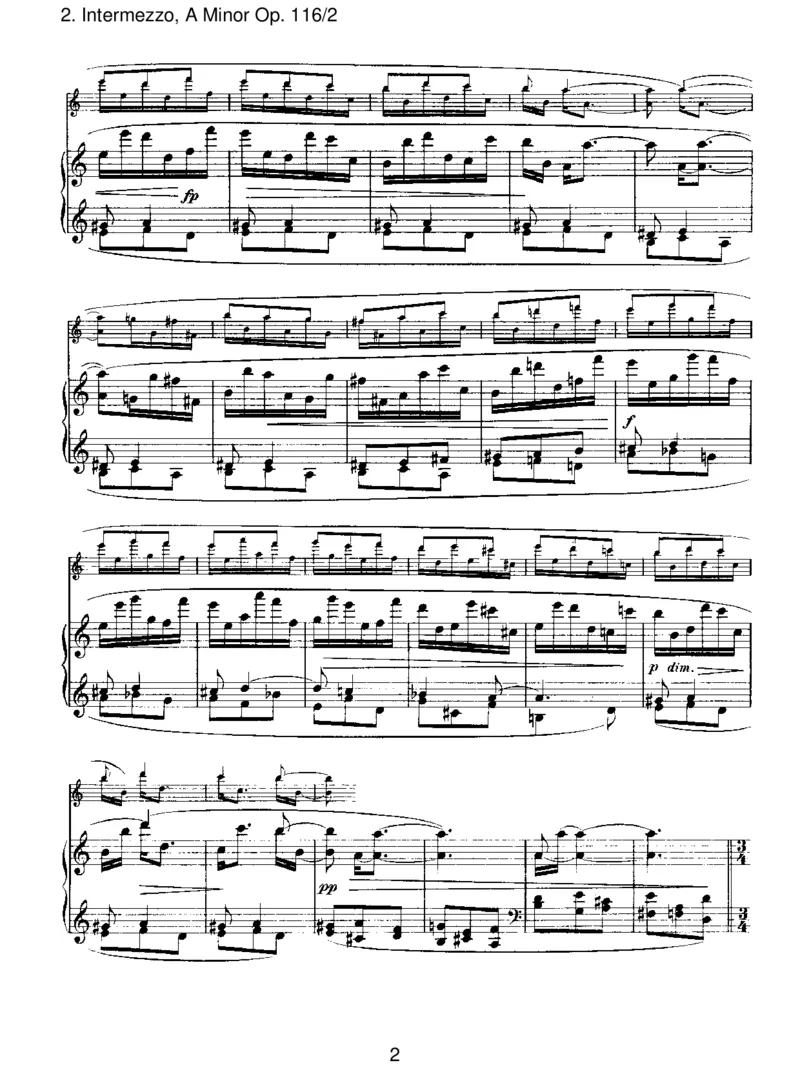 Intermezzo,AMinorOp.116_2_一万首著名钢琴曲谱哈农贝多芬合集视频教学电子版高清无水印可打印_1古典钢琴知名音乐家谱_勃拉姆斯钢琴谱全集_III.ShorterWorks_FantasiesOp.116
